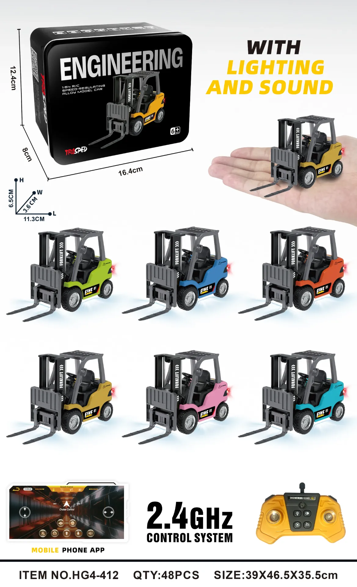 Forklift Remote Control Type C charger