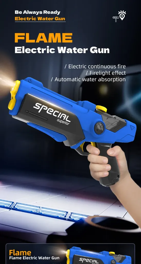 Light [Automatic Water Absorption] Gun 360ml (Red and Blue)