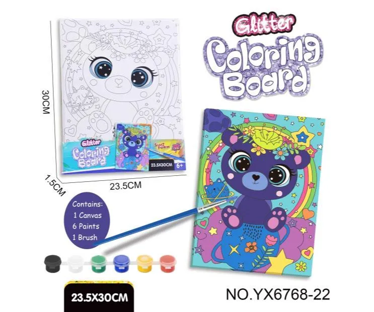 DIY Coloring Board Set - Little Bear (24X30CM)