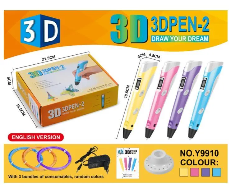 3D PEN English packaging