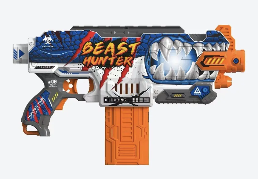 Electric UV Printed Soft Bullet Gun Beast Hunter